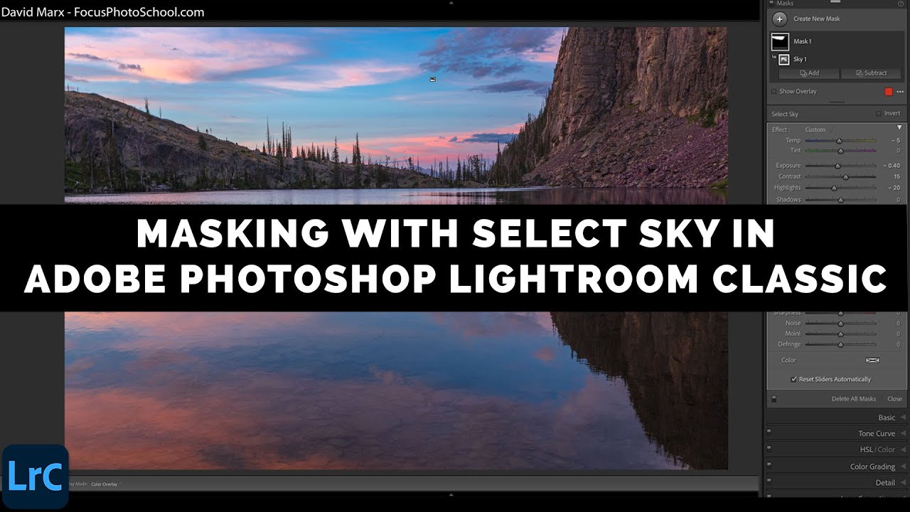 Masking With Select Sky In Adobe Photoshop Lightroom Classic