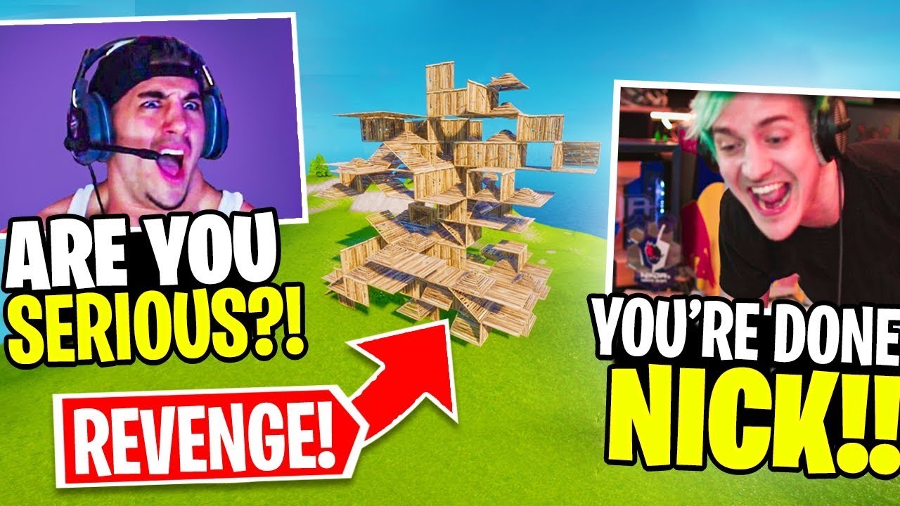 Nickmercs vs Ninja.. The ULTIMATE Fight! (Fortnite Season 2)