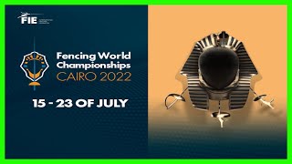 Cairo 2022 Fencing World Championships - DAY05 Piste Green