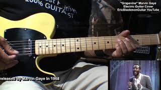 GRAPEVINE Marvin Gaye Guitar Cover + Lesson Link Below @EricBlackmonGuitar screenshot 1