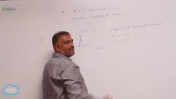 Relative positions of two circles || Circle touches the coordinate axes || Disk Telangana