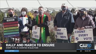 Community/Organizations Rally And March, Demanding All Votes Be Counted