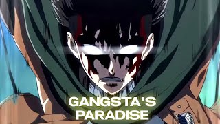 GANGSTA'S PARADISE - LEVI VS BEAST TITAN [AMV/EDIT]