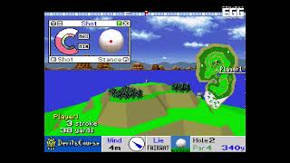 デビルズコース for SFC（DEVIL'S COURSE / 90's Japanese old consumer game）.New 3D Golf Simulation by T&E SOFT