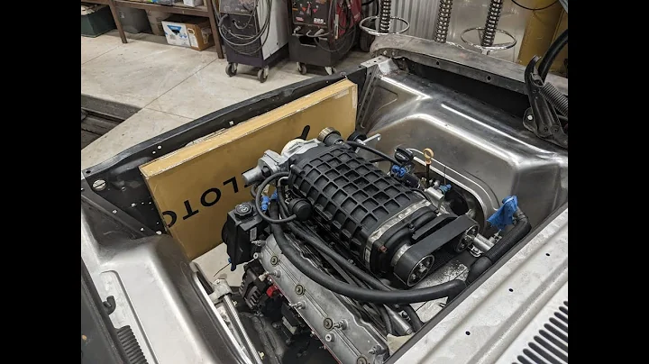 Cardboard Radiator Mock-Up on 1967 Nova - Weekly Update