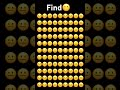 Can you find the emoji? Comment below ⬇️. #findtheoddemojiout #puzzle #trendingshorts #fpyシ