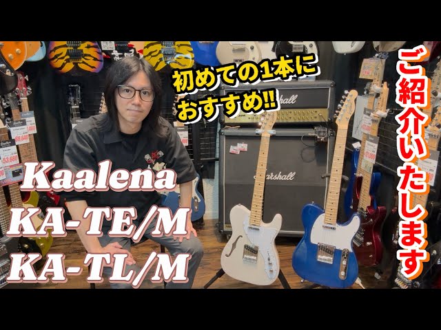 値下不可 BIG BOSSオリジナル Kaalena KA-TE/M テレキャス 即納可能】Kaalena(カーレナ) KA-TE/M / See Thru Red - 【ESP