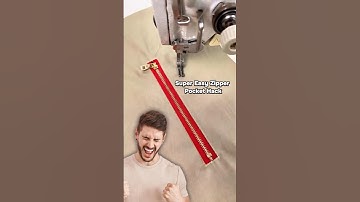 Supermakkelijke ritszak-hack #shorts #naaihacks #naaitutorial