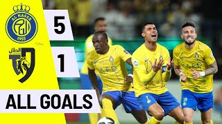Ronaldo Hattrick Al Nr V Al Tai Highlights & Goals