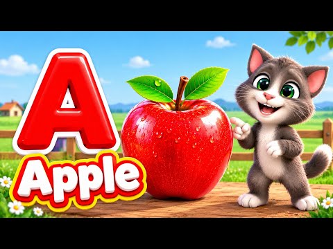 Phonics Song 2 with TWO Words in 3D - A For Airplane - ABC Alphabet Songs with Sounds for Children