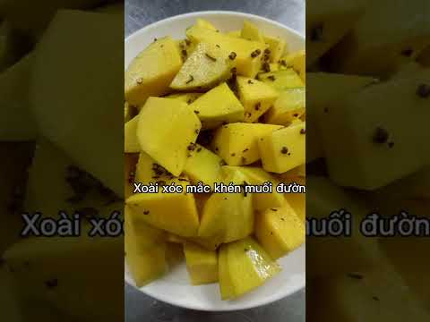 Video Xoài xóc mắc khén muối đường,giòn ngon - youtube