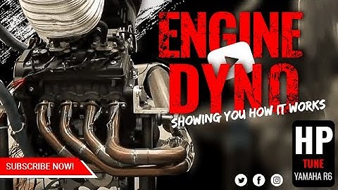 Motorcycle Engine Dyno - Yamaha R6 Engine