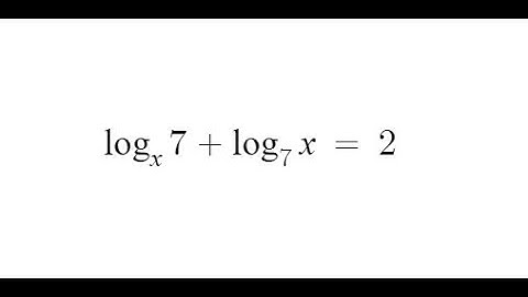 Grade 12 Advanced Functions - Solving log equation (Ch 8.6)