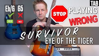 Survivor - Eye Of The Tiger | Guitar cover  |