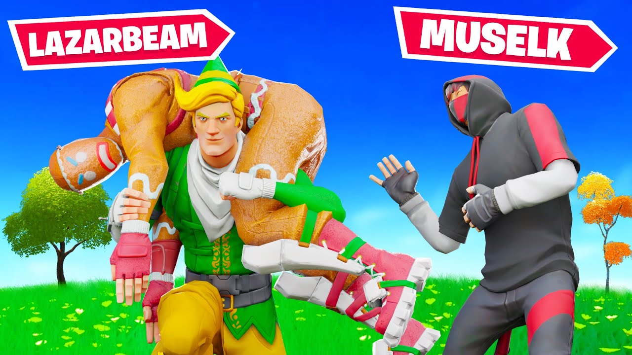 literally just lazarbeam and muselk playing fortnite