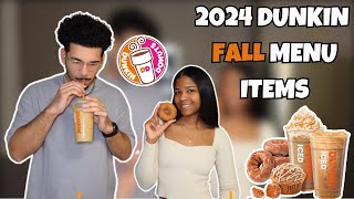 Dunkin Donuts New Fall Menu Items Review! 🍁🍩