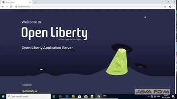 Open Liberty 19 Application Server installation on Windows 10
