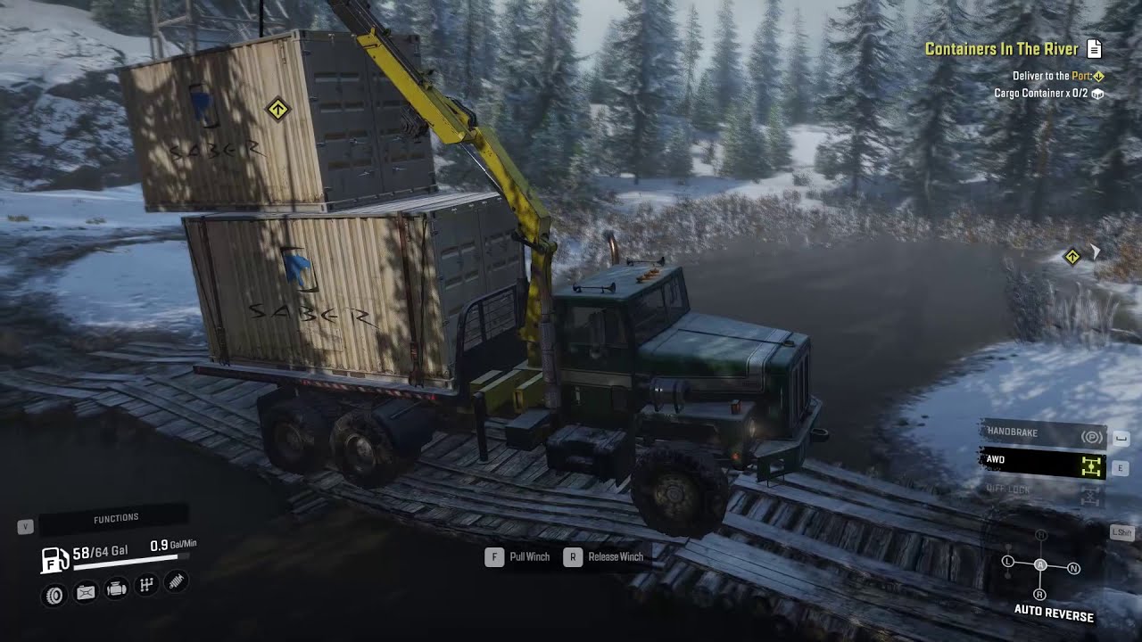 Snowrunner This is the best way to transport Containers YouTube