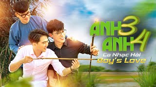 ANH BA ANH TƯ  || Huyy Phạm ft. Nguyễn Thanh Nhí - Thái Dương - CÔ Ú  | Ca Nhạc Hài Đam Mỹ