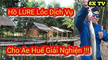 ĐIỂM CÂU LURE CÁ LÓC HỒ DỊCH VỤ TẠI HUẾ LÊN NHIỀU LÓC TRÊ KHỦNG | 8XTV