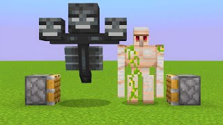 iron golem + wither = ??