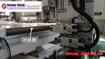 MÁY PHAY KHOAN CHUYÊN LÀM BẢN LỀ Ổ KHÓA CỬA TỰ ĐỘNG - MÁY KHOAN ĐỤC Ổ KHÓA BẢN LỀ CNC SM D1N