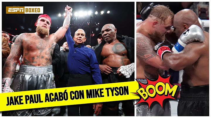 MIKE TYSON vs. Jake Paul. Resumen de la victoria por decisión unánime en 8 asaltos | ESPN Boxeo