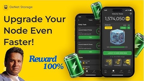 Denet Storage Complete details | Free Mining Airdrop | How to Withdraw