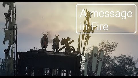 GHOST OF TSUSHIMA - Cutscene - A message in Fire