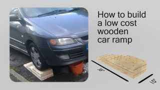 A quick animation of how I built the wooden car ramp from low cost stud work timber 2.5" x 1.5". Take a look at my earlier video to 