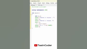 C++ program to swap values of two int variables without using third variable |  #coder #C++