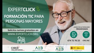 Expertclick - Cursos gratuitos en habilidades digitales para personas mayores de 55 años