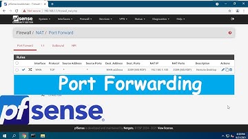 How to configure port forwarding on pfSense