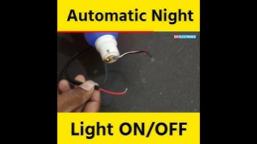 Automatic Night Light ON/OFF | street light circuit #shorts #diyelectronic #bt136 #experiment
