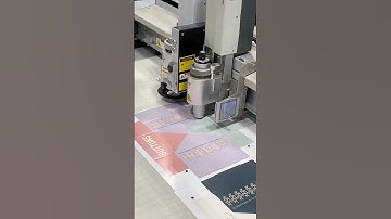 Let’s crease and cut some retail display boxes for custom buttons ✂️ #shorts