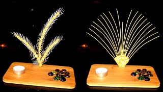 Easy Art | Learn to make a Nail Feather | Wire Art Candle decoration