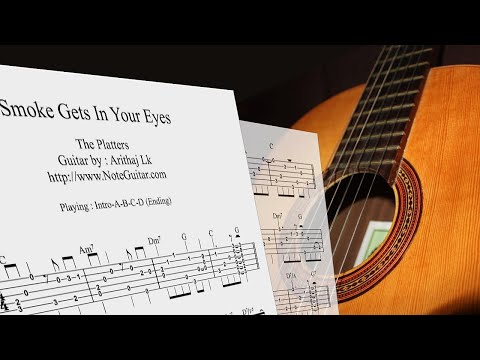 Smoke Gets In Your Eyes - Fingerstyle Guitar - The Platters