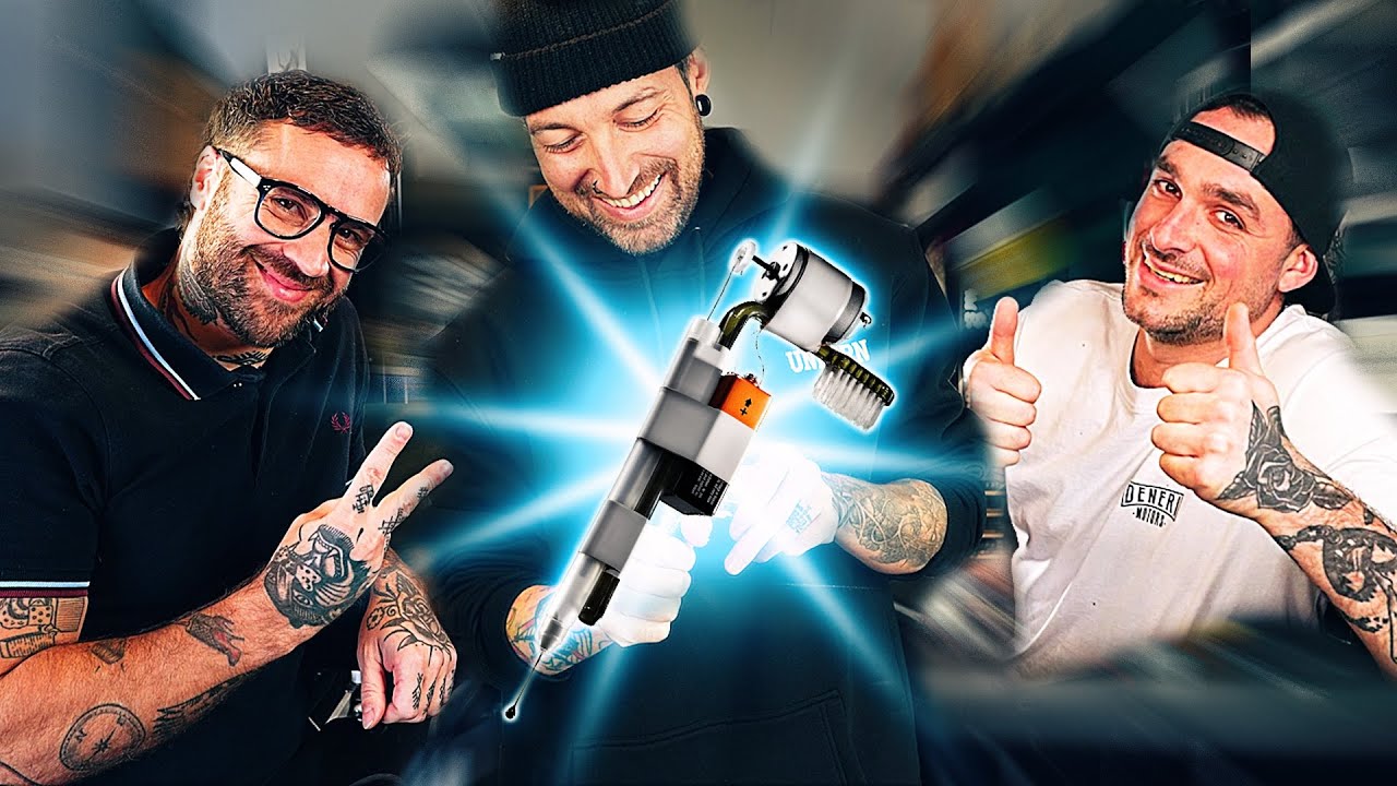 TATOUAGE DEBUTANT 💉 LE SECRET D'UNE MACHINES A BOBINES AJUSTEMENT ET  PERFECTION ✓😱 