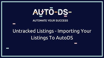 AutoDS Untracked Listings - How to Import Listings From A Different Monitor to AutoDS? - Full Guide