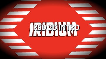 « Panzoid  » ✦ Red 2D Intro  "Iridium" ✦ I made it in 20 minutes on a random mac i found xd