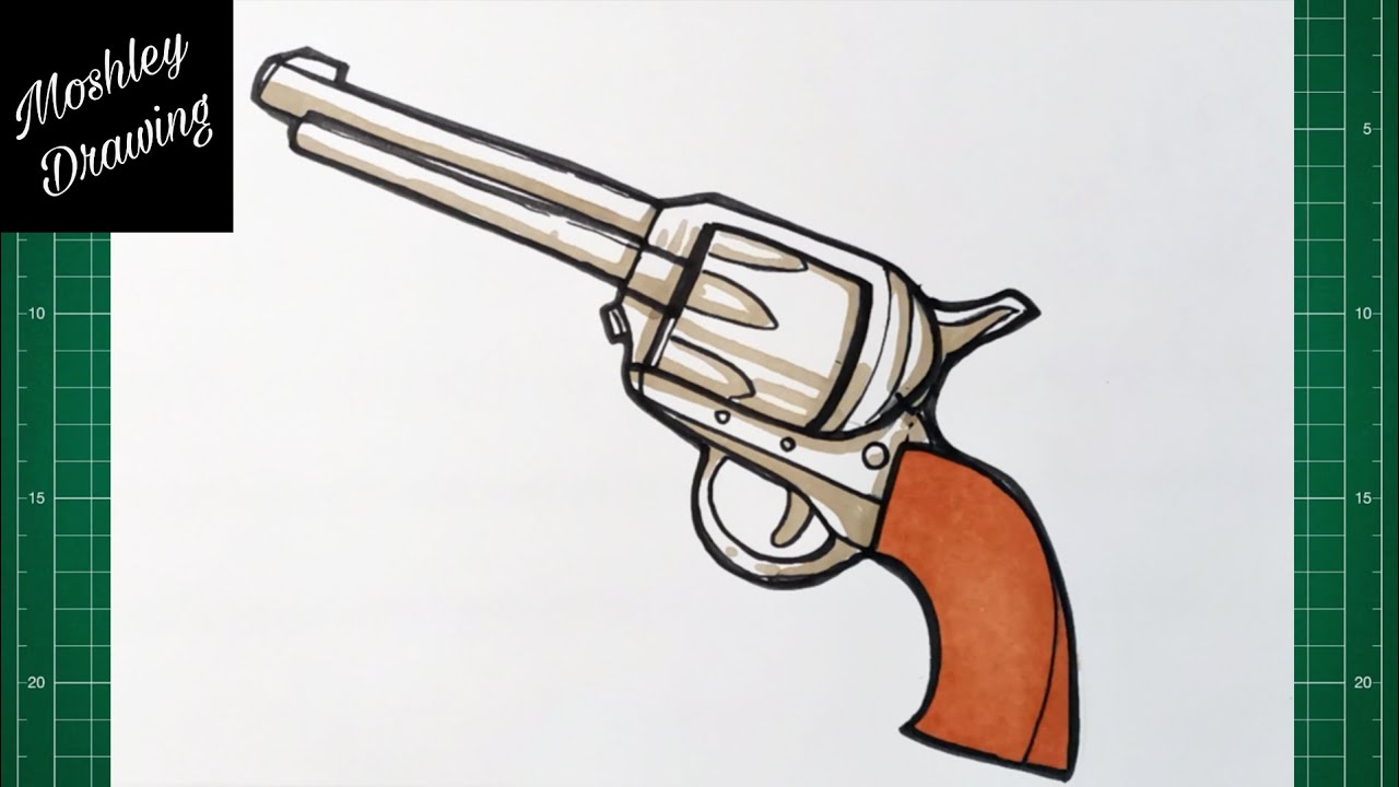 Revolver Quick Draw How to Draw a Western Revolver - YouTube