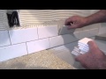 How to install a simple subway tile kitchen backsplash