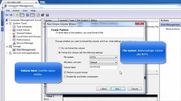 GV Storage V2 - Vytvorenie RAID zväzku pre HOST zariadenie