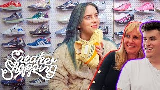 MOM REACTS TO BILLIE EILISH GOES SNEAKER SHOPPING WITH COMPLEX!!!