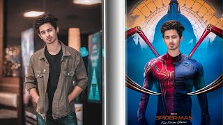 Picsart Spiderman Costume Photo Editing Toturial Step By Step In Hindi In Picsart ||ROXX EDITORS screenshot 4