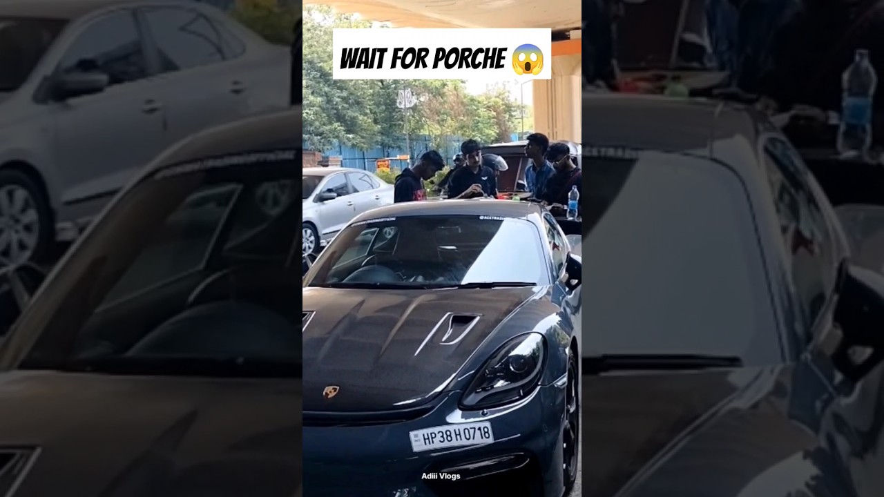 PORSCHE Dikh gayi 😱 | Mini Vlog 37/365 |  #shorts #porsche