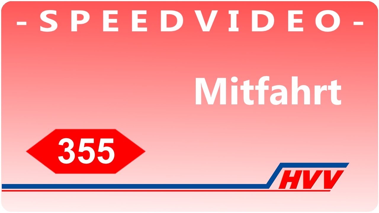Speedvideo I HVV Mitfahrt Linie 355 Ringlinie S Wilhelmsburg I HD 60 fps