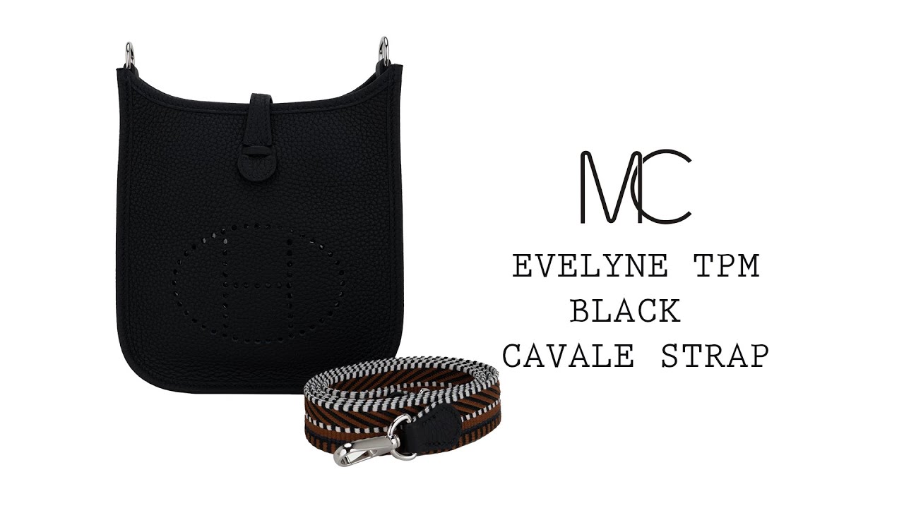 Hermès Evelyne TPM Black Epsom Palladium Hardware