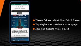 Dealio Deals: Discount Calculator Application screenshot 4