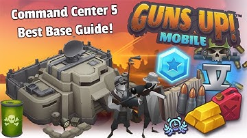 Command Center 5 | Best Base Building Guide | Guns Up! Mobile